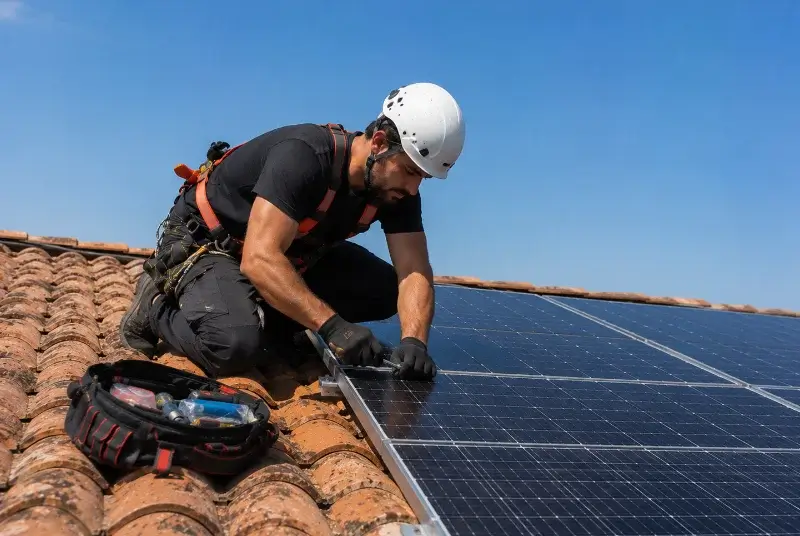 Maintenance et monitoring de panneaux solaires à Vézénobres
