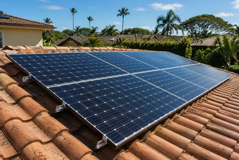 Installation de panneaux solaires à Vézénobres